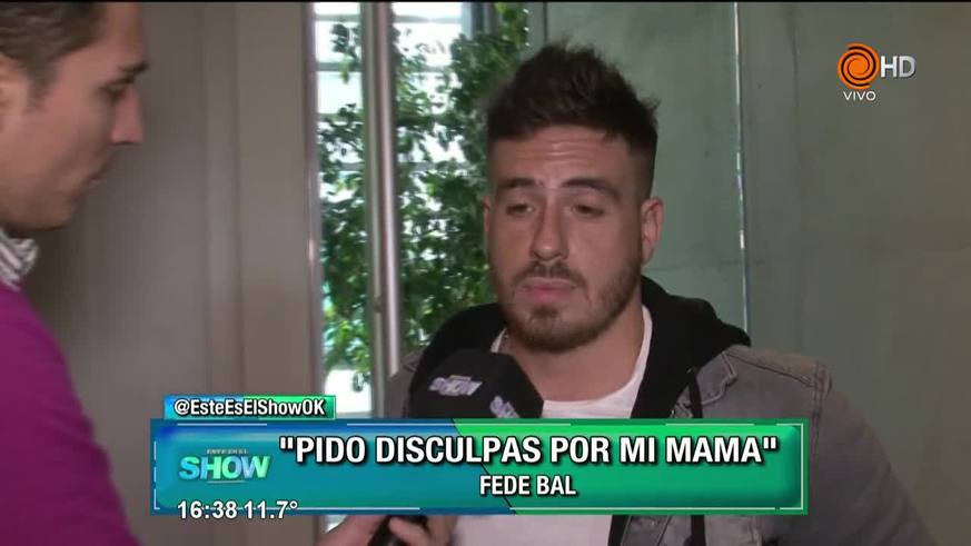 Fede Bal: "No quiero hacerle mal a Bárbara"