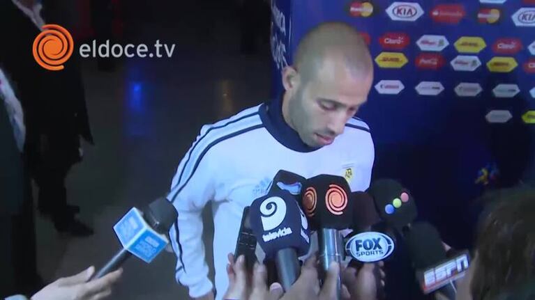 El Doce, con Masche, Zabaleta y Lavezzi tras la derrota