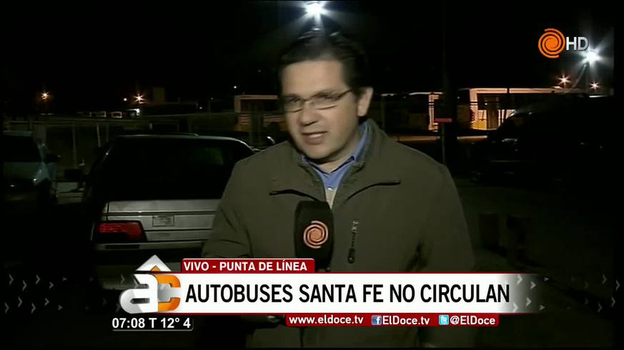 Cuatro días sin colecitvos de Autobuses Santa Fe