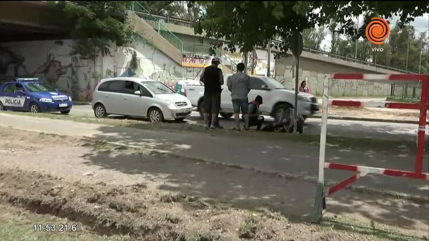 Peatón embestido al cruzar la calle