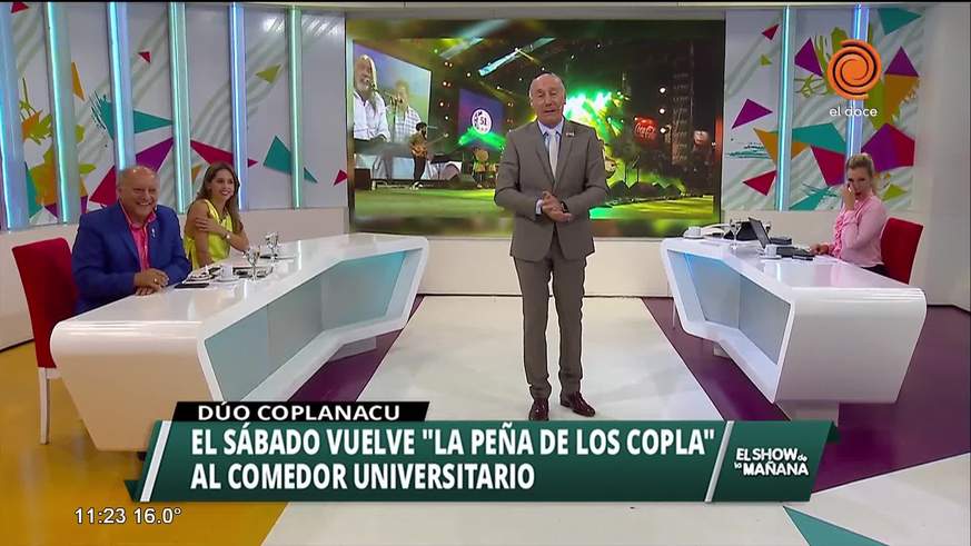 Dúo Coplanacu se presenta en el Comedor Universitario