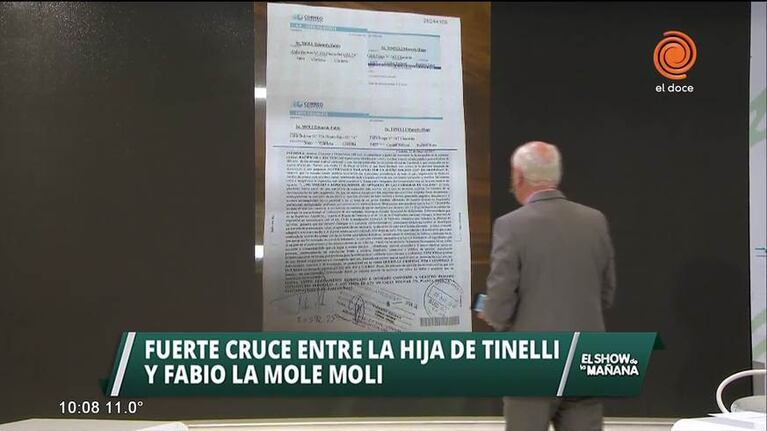 Carta documento contra Tinelli y otros periodistas