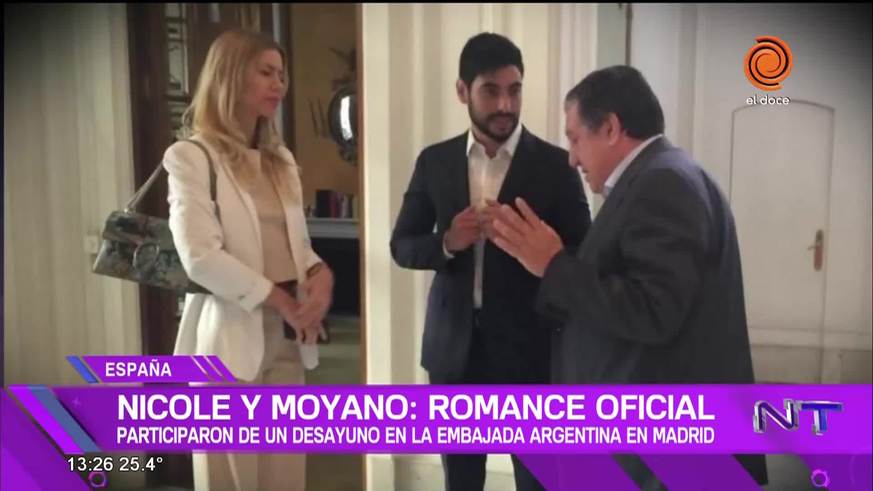 Moyano confirmó su romance con Nicole Neumann