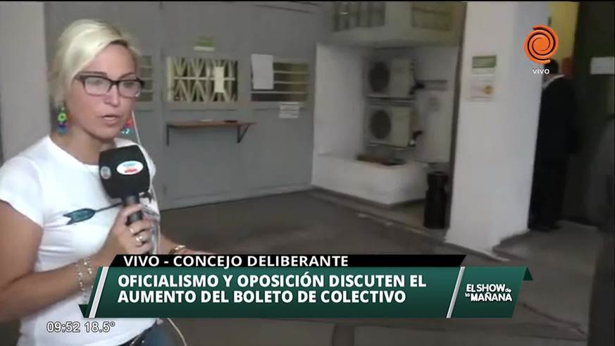 Concejales discuten el aumento del boleto