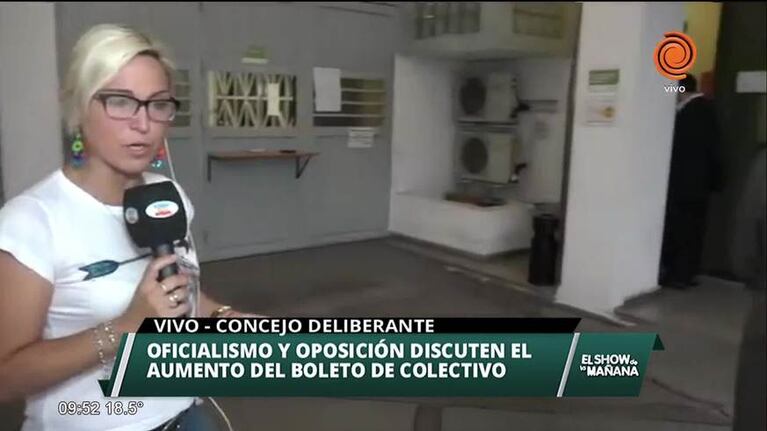 Concejales discuten el aumento del boleto