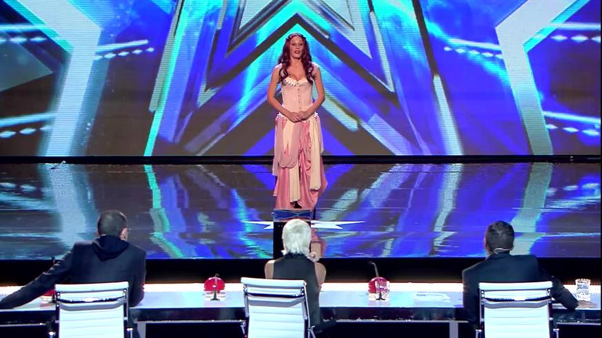 La genial actuación de Solange Freyre en España