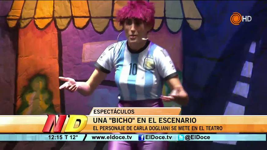 Carla Dogliani lleva a "La Bicho" al escenario
