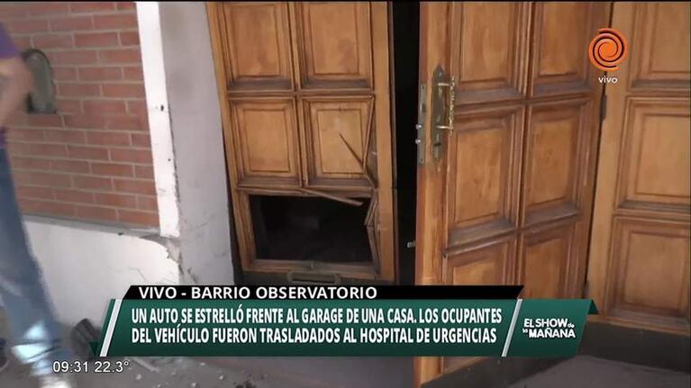 Fuerte choque en Barrio Observatorio