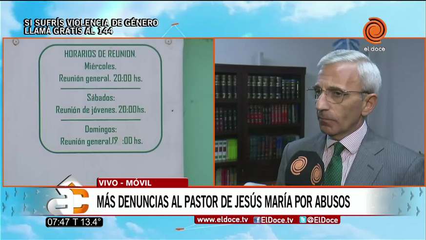 Jesús María: más denuncias contra el pastor por abusos sexuales