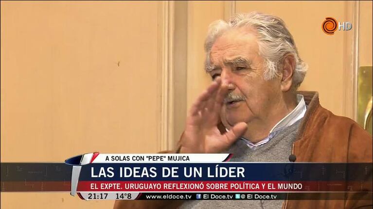 Mujica: "Hay que saber decir 'me equivoqué'"
