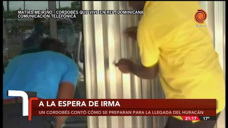 Irma: un cordobés en Rep. Dominicana contó cómo se preparan