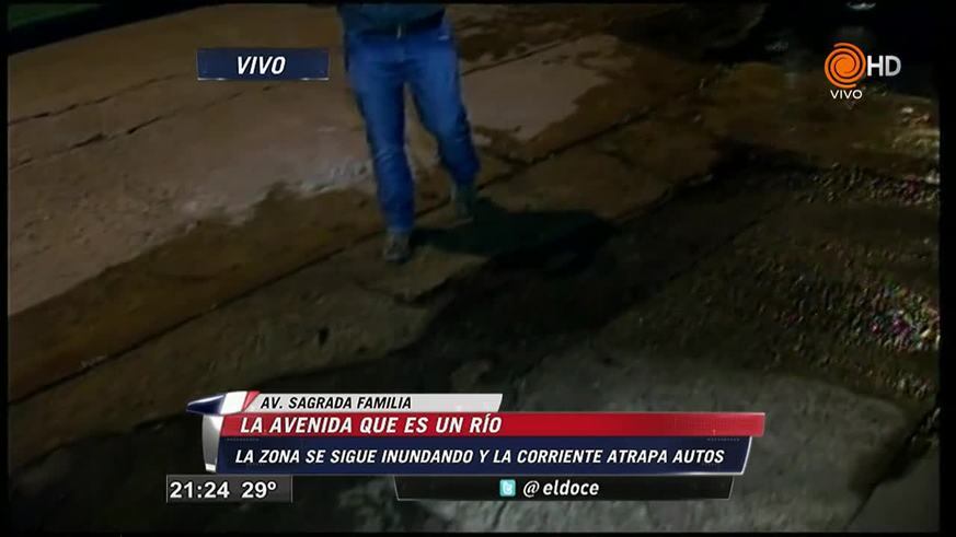 Los héroes de la inundación en la Sagrada Familia