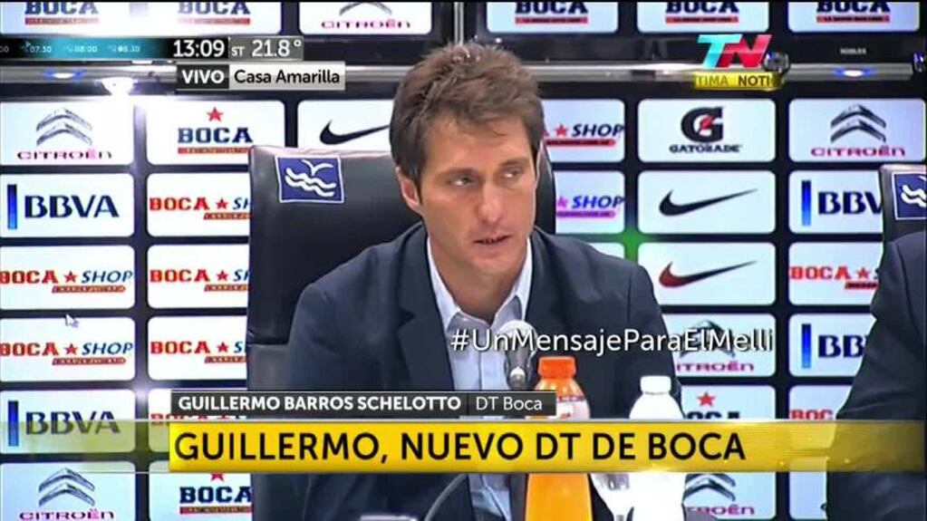Guillermo Barros Schelotto asumió en Boca