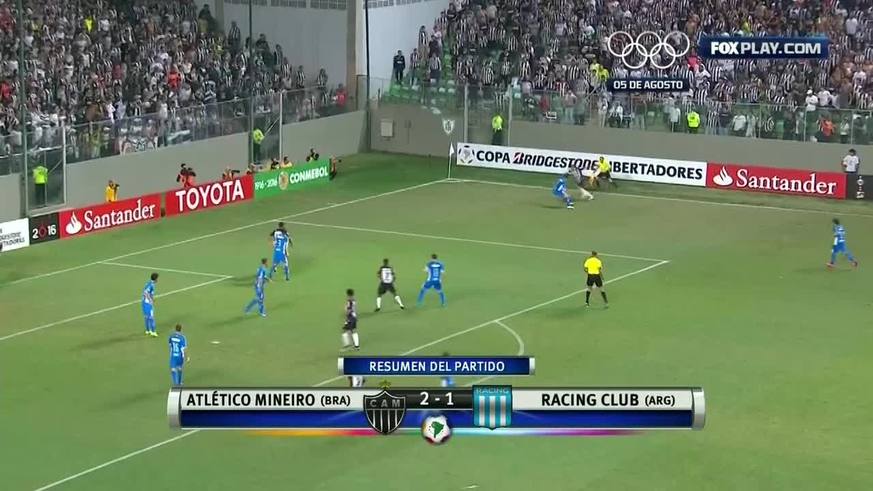 Los goles de Atlético Mineiro-Racing