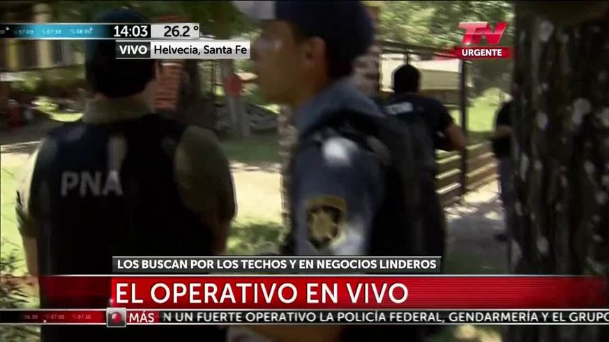 Así fue el operativo en Helvecia, Santa Fe