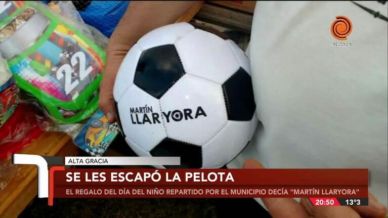 La pelota polémica: en Alta Gracia dicen que fue un error