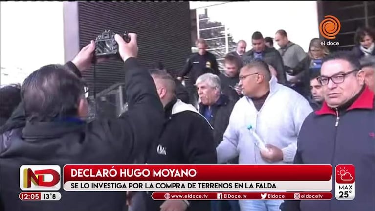 Hugo Moyano declaró en Córdoba por la compra de terrenos en La Falda