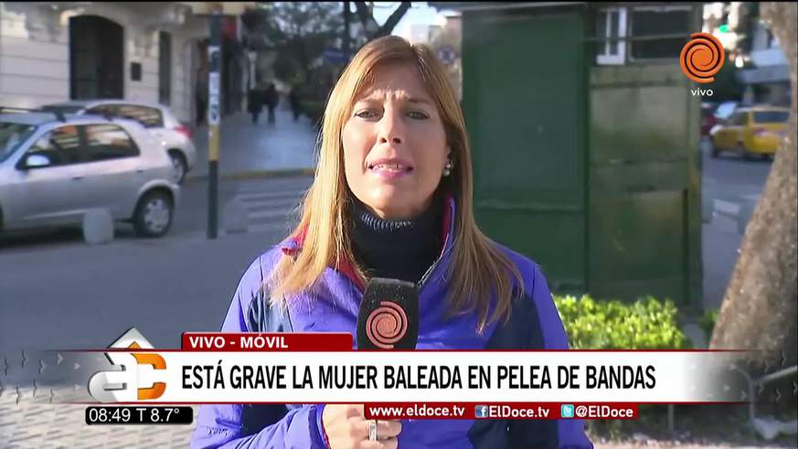 Joven baleada en un enfrentamiento entre bandas