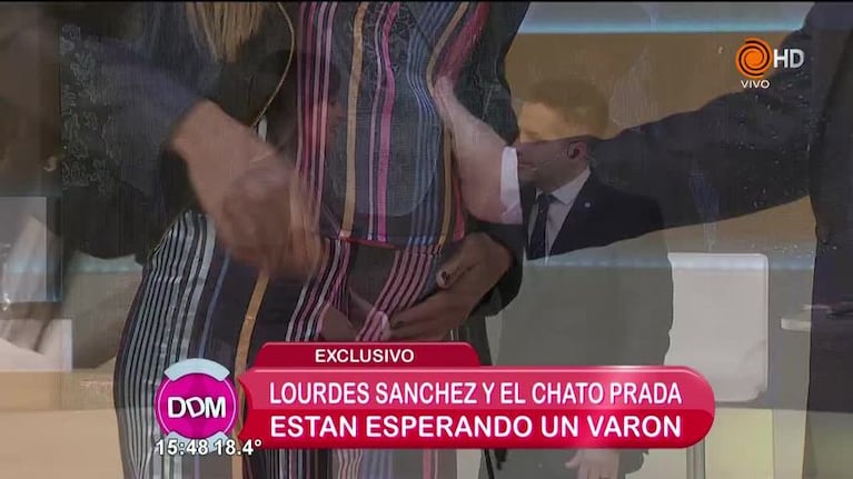 Lourdes Sánchez reveló que espera un varón