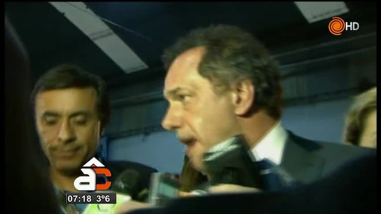 Scioli y Zannini se reunieron en Casa Rosada