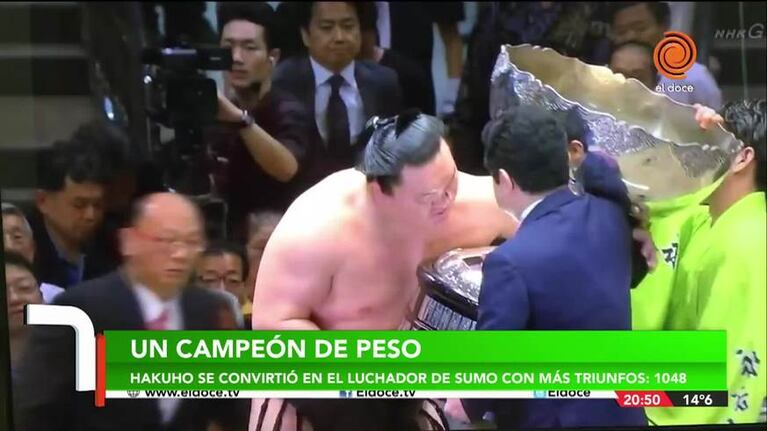 Hakuho, una leyenda del sumo