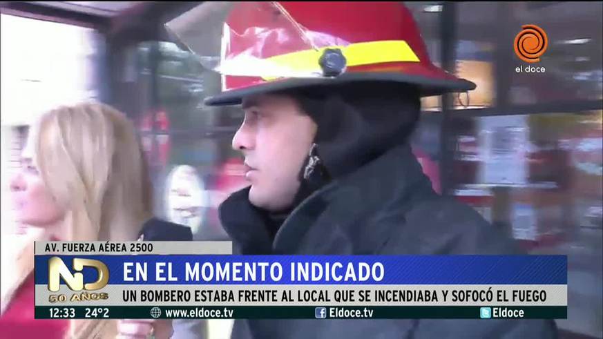 Un bombero héroe