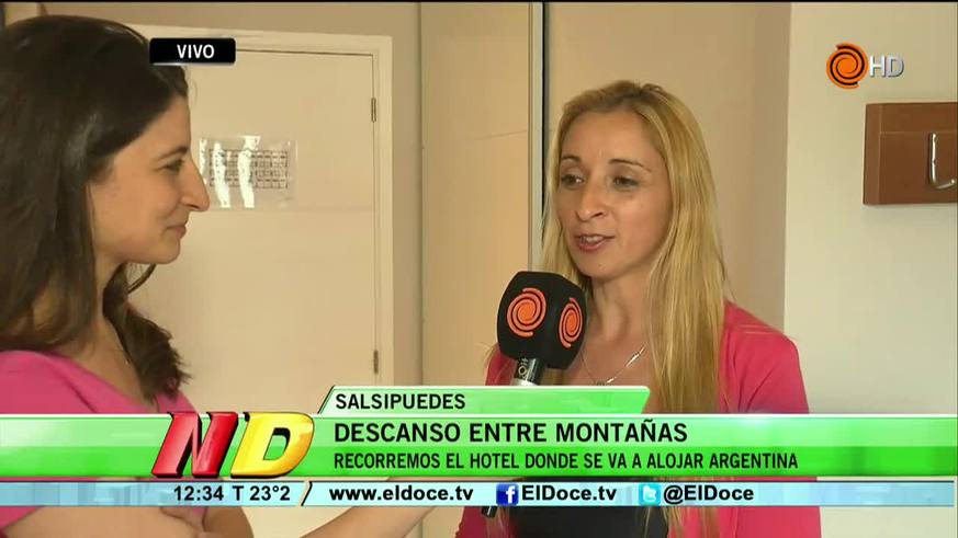 El hotel de la Selección en Salsipuedes