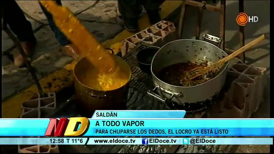 Saldán: un cocinero compite con el locro vegetariano