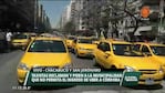 Protesta de taxistas contra UBER