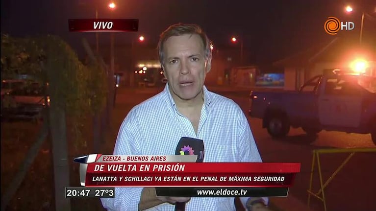 Así fue el traslado de los recapturados a Ezeiza