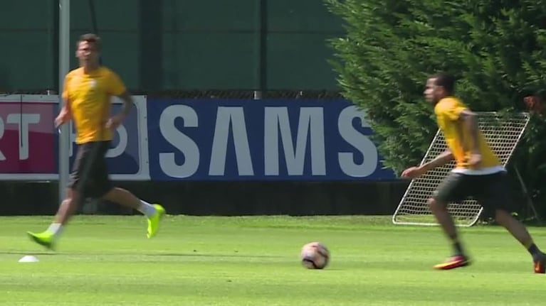 Higuaín vuela en las prácticas de Juventus