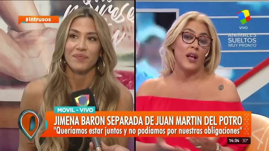 Jimena Barón contó qué le dijo Momo al separarse del tenista