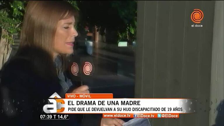 Desesperado reclamo de una madre