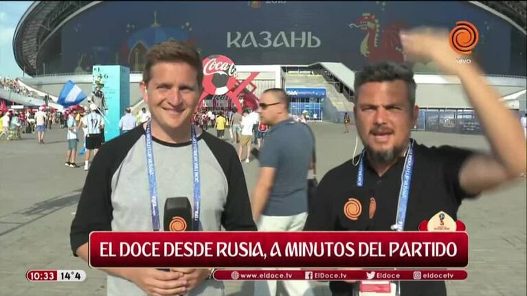El Doce en Argentina vs. Francia