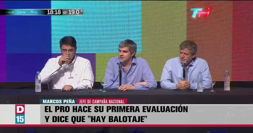 Marcos Peña: Hay balotaje