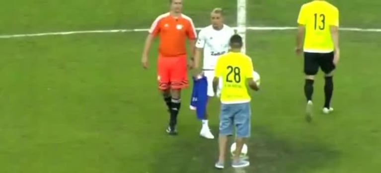 Alan Ruschel, en el partido homenaje al Chapecoense