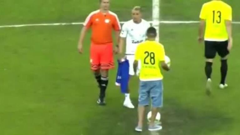 Alan Ruschel, en el partido homenaje al Chapecoense