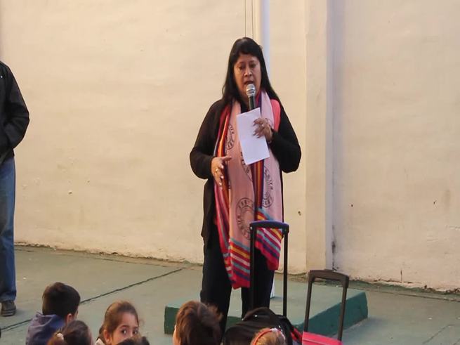 El equipo de la escuela de Instituto en el Fútbol Infantil