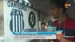 Homenaje al Chapecoense por hinchas de Talleres