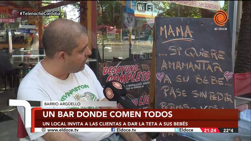 Invita a las mamás a amamantar a sus bebés en su bar