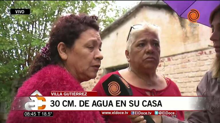 Inundados en Villa Gutiérrez