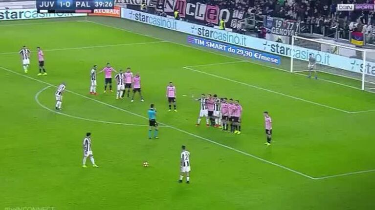 El tremendo golazo de Dybala