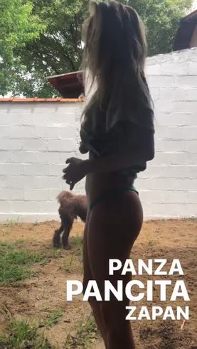 Natalie Pérez sorprendió con un video de su panza