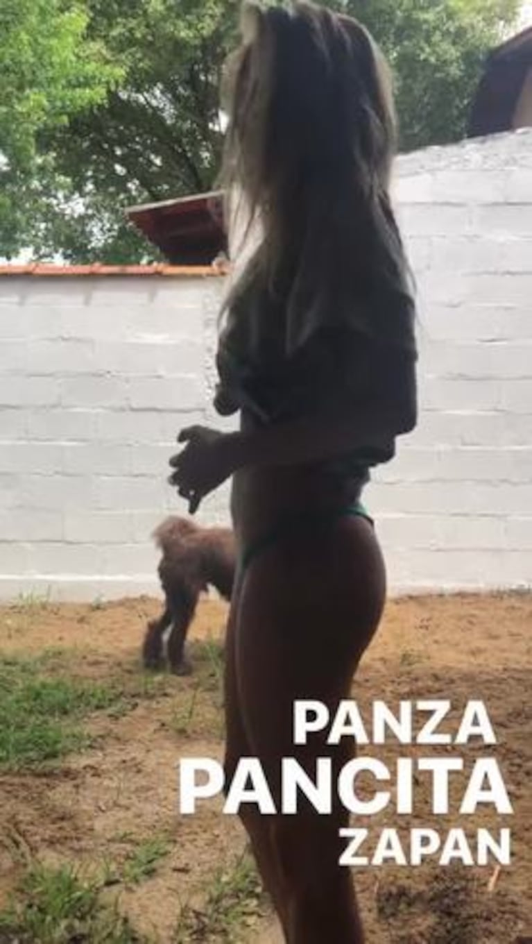 Natalie Pérez sorprendió con un video de su panza