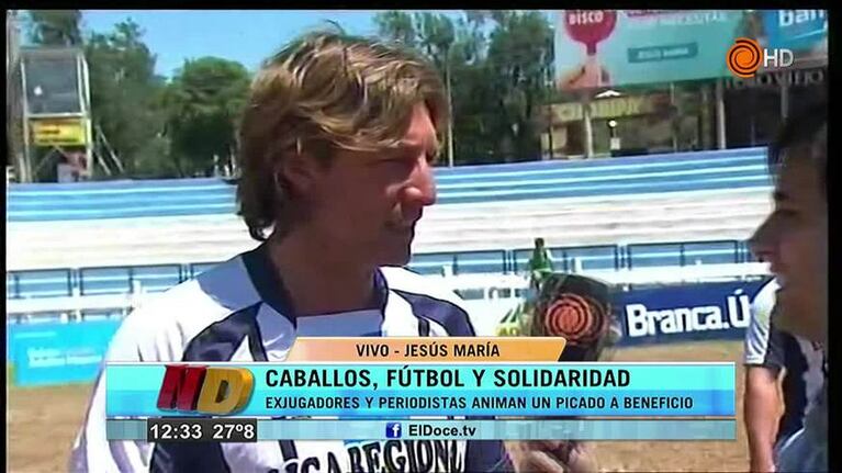 Fútbol solidario en Jesús María