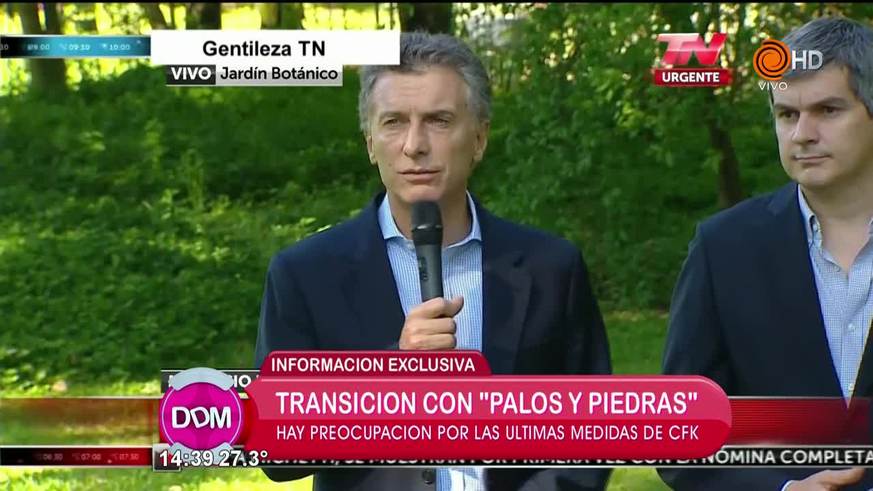 Transición con “palos y piedras”