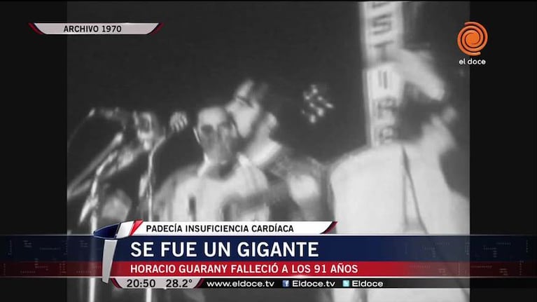 Horacio Guarany, el recuerdo de un gigante