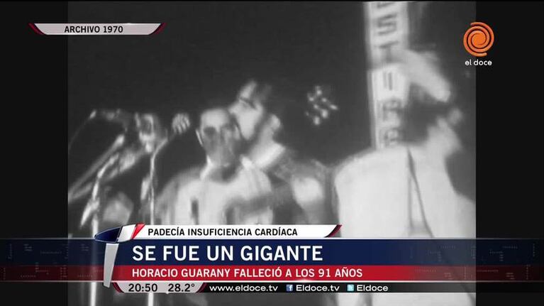 Horacio Guarany, el recuerdo de un gigante