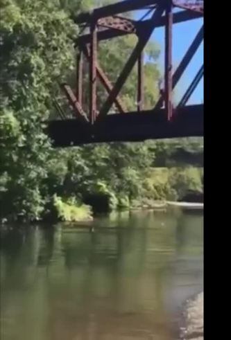 Lanzó al hijo de su novia desde un puente 