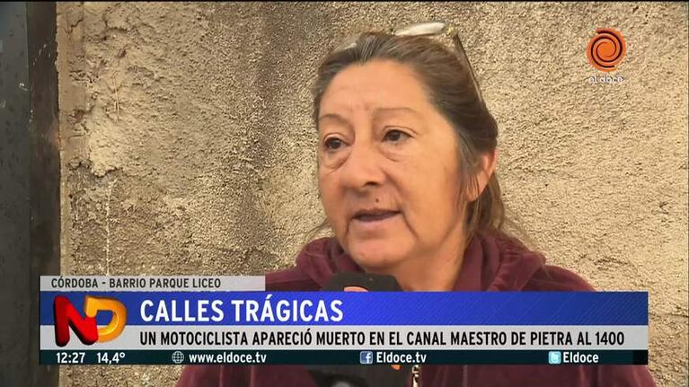 Motociclista muerto en barrio Parque Liceo
